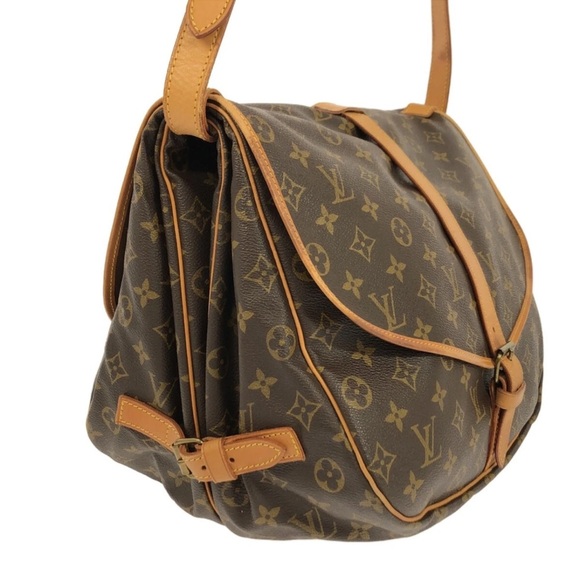 💎✨Authentic✨💎Louis Vuitton Monogram Saumur 35 Shoulder Bag Brown - Picture 2 of 13